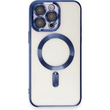 Najmaddin Newface iPhone 15 Pro Kılıf Kross Magneticsafe Kapak - Lacivert Najmaddin Markaon