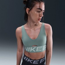 Nike Pro Indy Plunge Orta Destekli Pedli Bra Kadın Sporcu Sütyeni