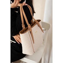 Just Polo Günlük Kombinlere Uygun Kadın Büyük Boy Lüks El Çantası Ebat : 24 x 27 cm Shopper