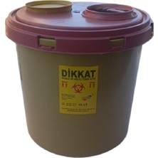 PremiumPort 10 Adet 10 Lt Tıbbi Enfekte Atık Kutusu Kesici ve Delici Güvenliği