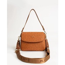 Just Polo Kadın Baskılı Ayarlanabilir Askılı Şık ve Lüks El & Omuz Çantası Shoulder Bag