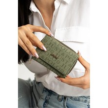 Just Polo Kadın Bol Kartlık ve Kağıt Para Bölmeli Bölmeli Fermuarlı & Kapaklı Cüzdan Shopper
