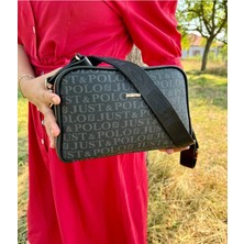 Just Polo Kadın Monogram Baskılı Yeni Sezon Omuz Çantası 232053MH