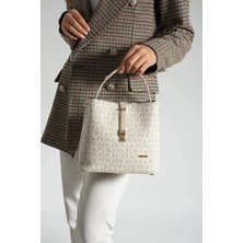 Just Polo Jp Polo Kadın 4 Bölmeli Lüks El & Omuz Çantası Shoulder Bag Ebat: 25X25 cm