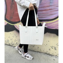 Kadın Orijinal Just Polo Yeni Sezon Büyük Boy 3 Bölmeli Lüks El ve Omuz Çantası Shoulder Bag