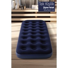 Özbience Yumuşak ve Rahat Tek Kişilik Şişme Yatak 185X76X22 cm