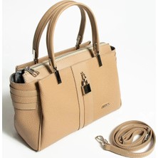 Just Polo Kadın Camel Suya Dayanıklı El ve Omuz Çantası MH502923