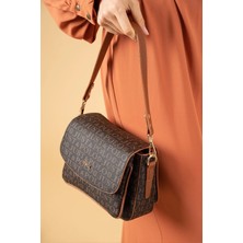 Just Polo Kadın Iki Askılı 3 Bölmeli Omuz ve Çapraz Çantası Kombin 02185-MH