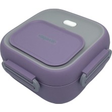 Özbience Çelik 500ML Tek Katlı Yemek Kutusu, Sağlıklı ve Şık Sefer Tası