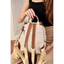 Just Polo Kadın Orta Boy Ayarlanabilir Askılı Şık Lakost Sırt Çantası Shopper