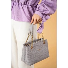 Just Polo Kadın Orta Boy Zincir Detaylı Ayarlanabilir Askılı Şık El & Omuz Çantası Shoulder Bag