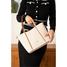 Just Polo Kadın Günlük Kullanıma Uygun Büyük Boy Ayarlanabilir Askılı Lüks El & Omuz Çantası Shoulder Bag