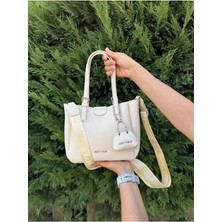 Just Polo Kadın Yeni Sezon Yumuşak Derili 4 Bölmeli Lüks El ve Omuz Çantası Shopper Ebat: 28 x 20 cm