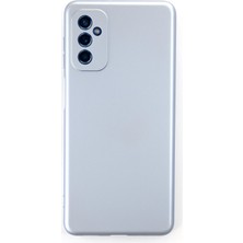 Newface Muratech New  Galaxy M52 5g Kılıf Nano Içi Kadife  Silikon - Sky Blue