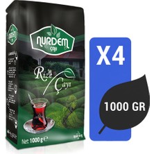 Nurdem Çay Rize Çayı 1000 gr x 4 Adet