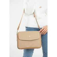 Just Polo Kadın Büyük Boy Ayarlanabilir Askılı Lüks El ve Omuz Çantası Ebat : 29 x 19 cm
