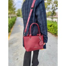 Just Polo Kadın Yeni Sezon Yumuşak Deri 4 Bölmeli Ayarlanabilir Askılı Lüks El ve Omuz Çantası Shopper