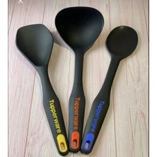 Özbience Pratik 3'lü Set: Kepçe, Servis Kasığı ve Çok Amaçlı Kaşık