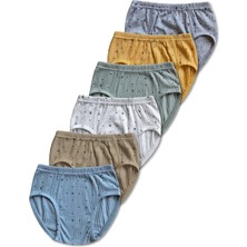 Panfilia %100 Pamuk Erkek Çocuk Külot 6'lı Set / Slip / Iç Çamaşır