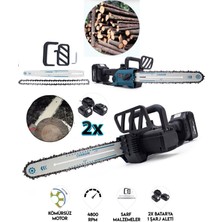 Branzeg 36V Şarjlı Budama Ağaç Kesme Makinesi Şarjlı Dal Budama Kömürsüz Yeni Nesil Brusless Motor