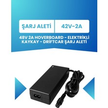 Electroll 42V 2A Şarj Aleti Hoverboard , Elektrikli Kaykay , Drift Car 36V Bataryalı Tüm Modellerle Uyumlu Şarj Aleti
