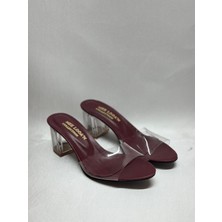 mee looa'n collection Şeffaf Terlik