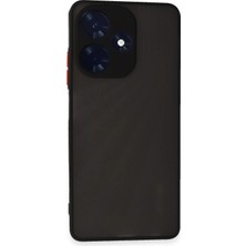 Newface Muratech New Infinix Hot 30 4g Kılıf Montreal Silikon Kapak - Siyah