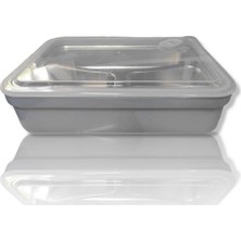 Özbience Paslanmaz Çelik Sefer Tası, Kolay Kilitli, Güvenli Yemek Kabı