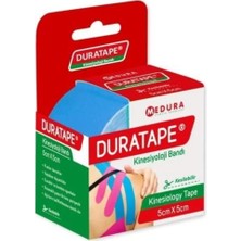 Montreal Duratape Kinesiyoloji Bandı Mavi 5 cm x 5 Metre ( 3 Adet )