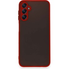 Newface Muratech New  Galaxy A15 4g Kılıf Montreal Silikon Kapak - Kırmızı