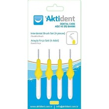 Montreal Aktident Diş Arası Fırça Sarı 3.5 mm 4 Adet ( 1 Adet )