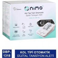 Montreal Nimo Kol Tipi Tam Otomatik Dijital Tansiyon Aleti  Model No: DBP-1318 ( 1 Adet )