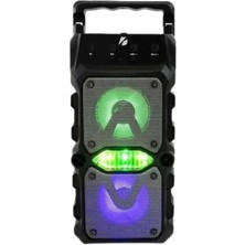 Nemere Ithalat Taşınabilir Kablosuz Bluetooth Hoparlör Uzun Pil Ömrü LED Işıklı
