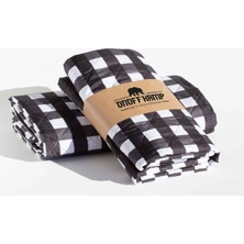 Özbience Renkli Kareli Kamp Piknik Yer Bezi, 160X220, Retro Tasarım