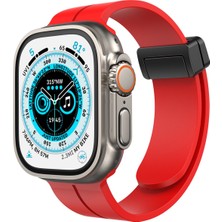 Newface Muratech New  Watch 45MM KR412 Elegance Stylısh Kordon - Kırmızı
