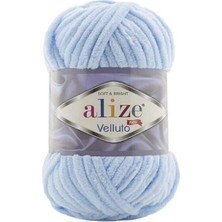Alize Velluto Kadife Ip Mavi 1 Adet Colar : 218