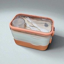 Özbience Iki Katlı Çelik Yemek Saklama Kabı, Güçlü ve Şık Mutfak Çözümü