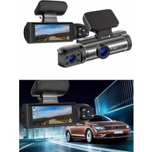 Nemere Ithalat Araç Içi Full Hd Kamera Ön ve Arka Kameralı Ekranlı Araç Kamerası