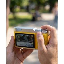 Tech Butiq Dijital Kamera 18X Zoom Flip Ekran Uzun Pil Ömrü