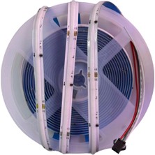 Powerr Led Aydınlatma 5 Metre 24 Volt 12 mm 420 Ledli Esnek Cob Pixel Magic Kayar Şerit LED Iç Mekan