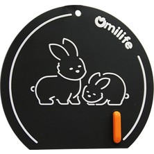 Die Grup Hayvan Çizimli  Gider Koku Önleyici Silikon Mat (5501)