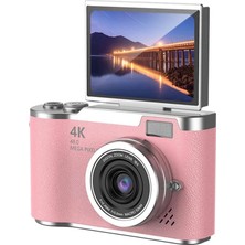 Venüs Shopping Yeni Nesil Dijital Kamera 48 Mp Selfie Vlog Kamera Flip Screen Zoomlu