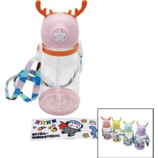 Die Grup Geyik Modeli Pipetli Çocuk Matara Suluk Askı Ipli (5501)