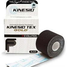 Montreal Kinesio Tex Gold 5cm x 5m Ağrı Bandı Siyah ( 1 Adet )