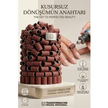 Uravas Store 100 Adet 6.4mm Tırnak Zımparası Manikür Pedikür Yüzük Zımpara Seti 723051