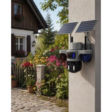 Zenvia Güneş Enerjili Arsa Kamerası 4g Sım Kartlı Gece Görüşlü Güvenlik Kamerası 2 Yıl Garantil