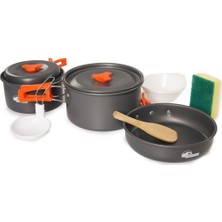 Özbience Pratik ve Hafif 2-4 Kişilik Kamp Mutfak Seti, Outdoor Yemek Keyfi