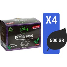Çayola Süzen Demlik Poşet Bergamutlu Premium Çay 500 gr x 4 Adet