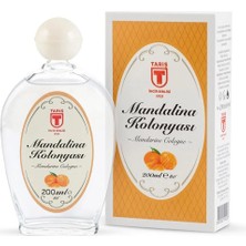 Tariş 200 ml Mandalina Kolonyası 80 Derece Tüm Cilt Tipleri için Hijyenik Ferahlama