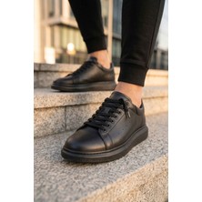 Faymaz Erkek Siyah Casual Ayakkabı – Hafif, Poli Taban, Dikişli, Rahat Kullanım